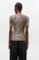 Camiseta de canalé de leopardo